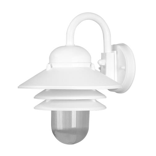 Wave Lighting S75VC-LR12W-WH LED Marlex Nautical Collection Wall Sconce in White
